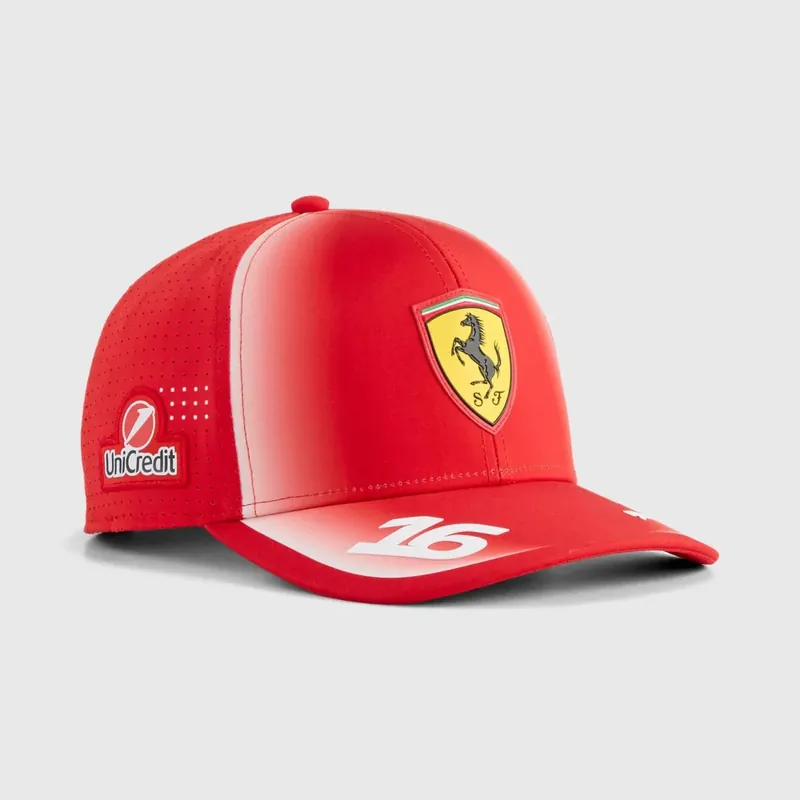 Dětská kšiltovka Charles Leclerc Scuderia Ferrari F1 x Puma - týmová edice | Přímo z továrny