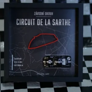 3D obraz PETROL ART Ford GT40 MK II - Bruce Mclaren - Le Mans - Jen dnes