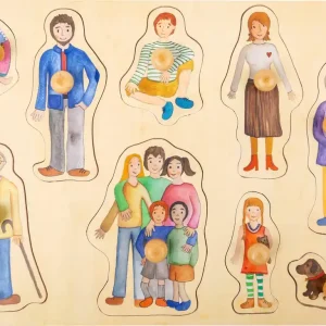 Poslední dny - Vkládací puzzle s úchytky - rodina a přátelé