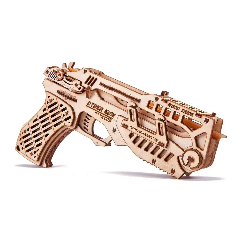 Oblíbený produkt | Wood Trick "Kybernetická zbraň" - 3D dřevěné mechanické puzzle