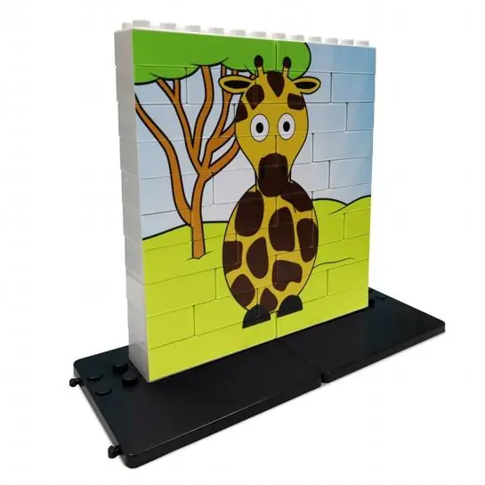 Žirafa - Vertikální puzzle - 32ks | Poslední kusy