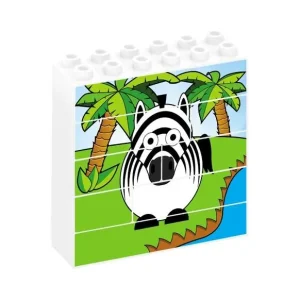 Výhodná cena | Zebra - Vertikální puzzle - 8ks