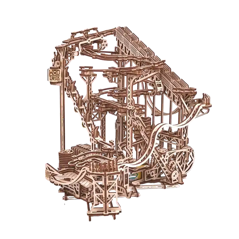 Wood Trick "Spirála - kuličková dráha" - 3D dřevěné mechanické puzzle - Top produkt