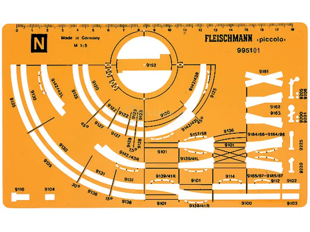 Premium | N - šablona kolejiva / Fleischmann 995101