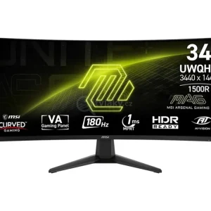 Časově omezená nabídka | LCD monitor 34" MSI MAG/346CQ/VA/wQHD/3440X1440, DP + 2x HDMI / 20800473