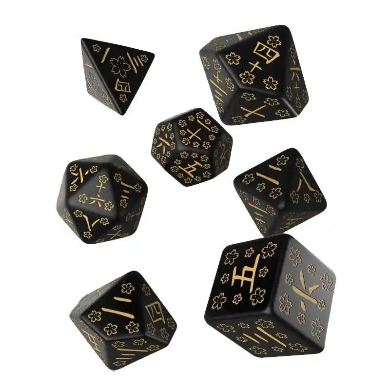 Japanese Dice Set Deep Night Firefly (7) - Expresní doručení