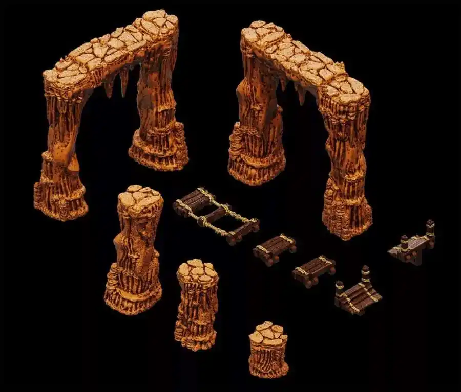 Slevy | Warlock Tiles Accessory Dripstone Bridges