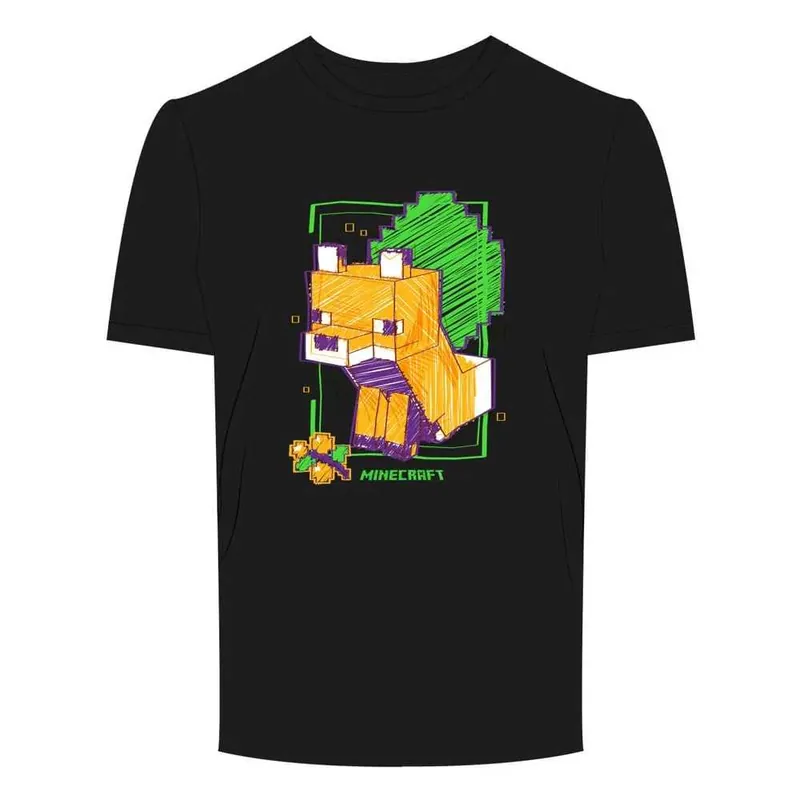 Minecraft Tričko Fox Velikost S | Vrácení zdarma