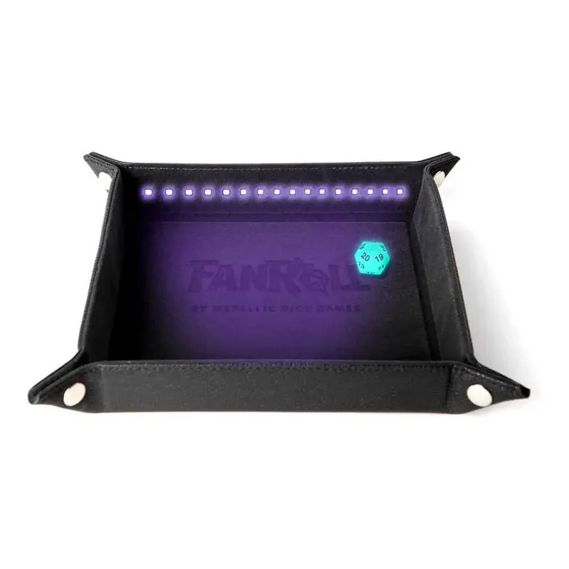 Přímo od výrobce | FanRoll Shadowlight Folding Blacklight Dice Forma Black