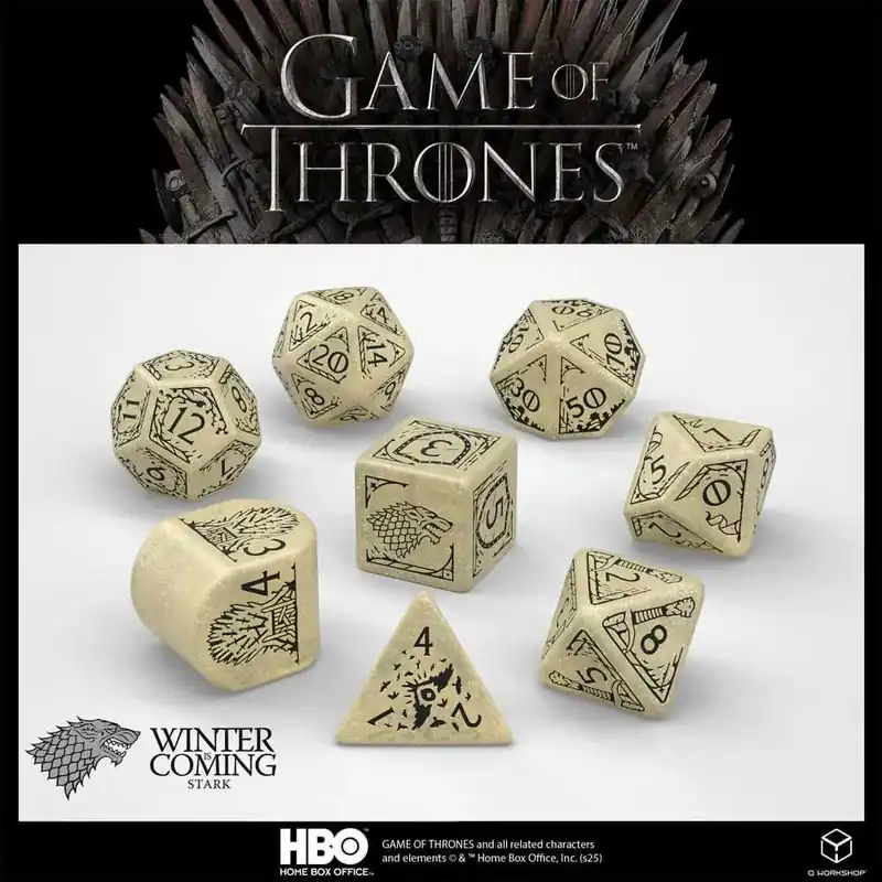 Game of Thrones Dice Set Stark (8) | Pospěšte si