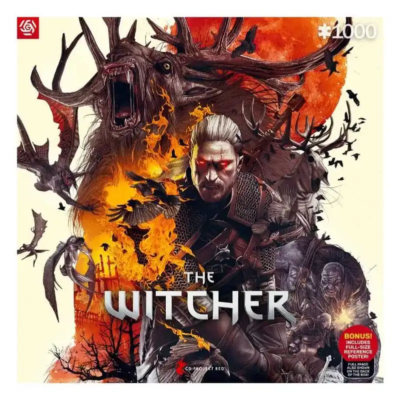The Witcher Puzzle Monsters (1000 pieces) - Špičkový produkt