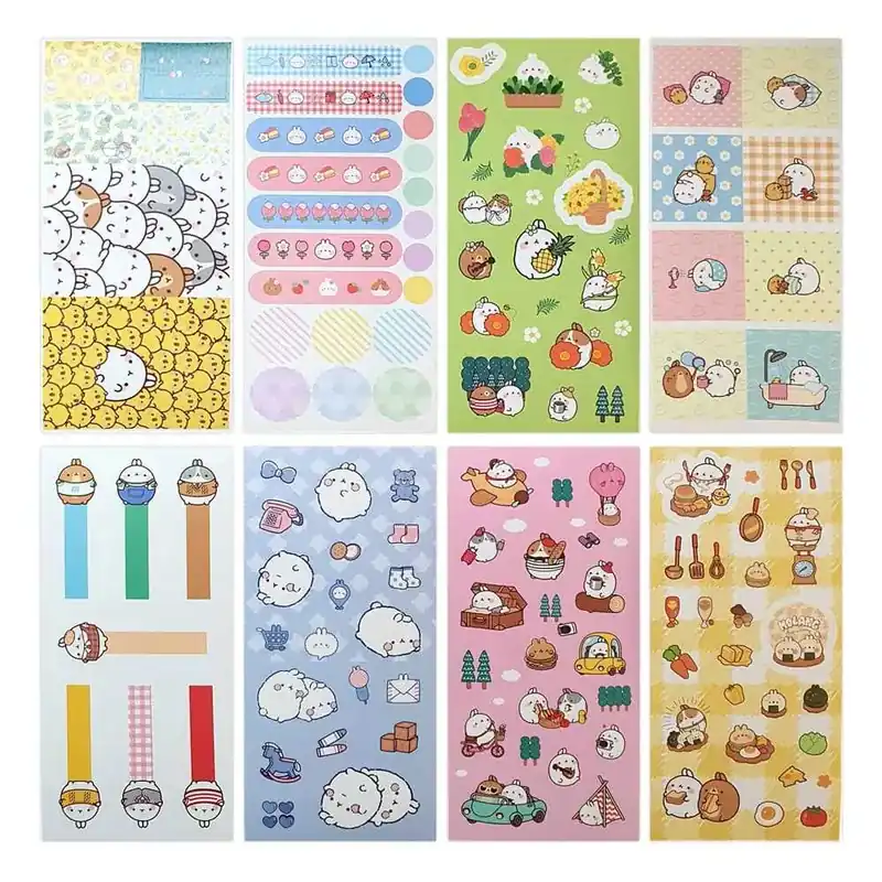 Molang Nálepka Pack Happy Days | Velmi oblíbený produkt