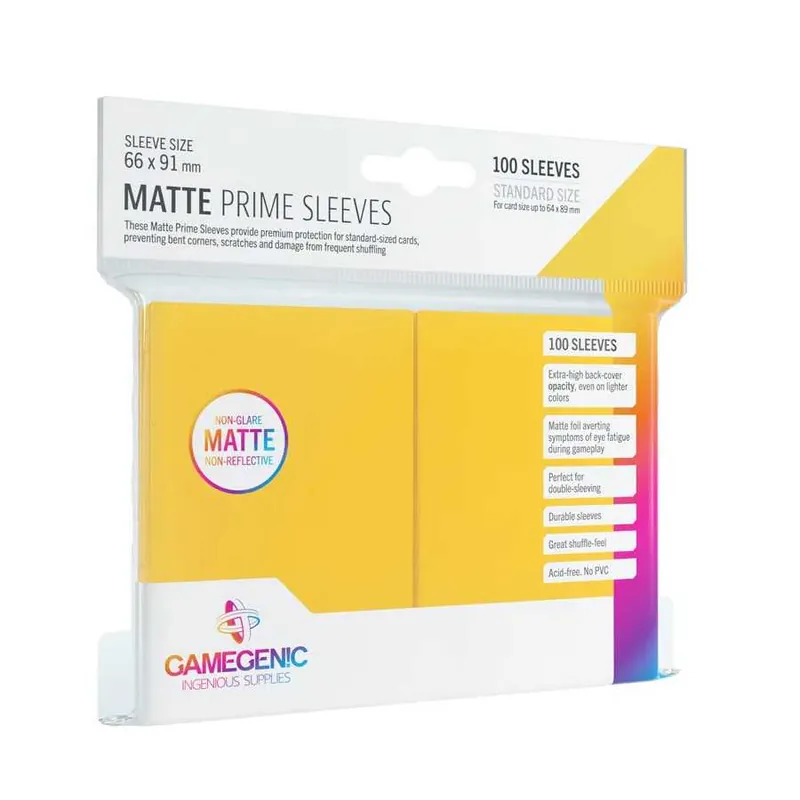 Gamegenic Matte Prime Sleeves Yellow - Poslední kus