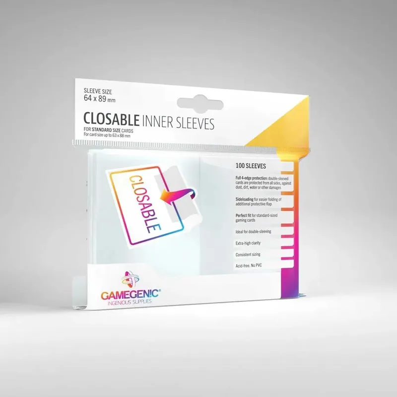 Gamegenic Closable Inner Sleeves | Expresní doručení