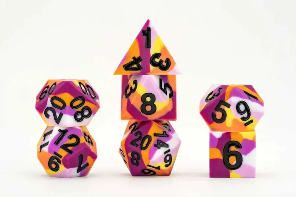Super nabídka | MDG Dice Set Pride Lesbian flag