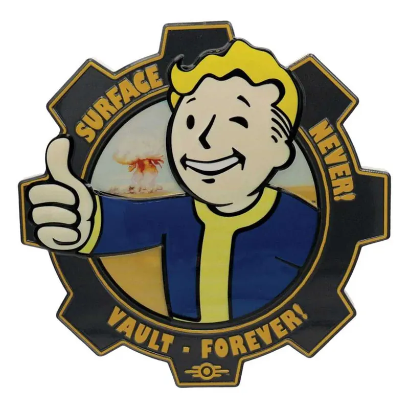 Novinka - Fallout Resin Plaque Vault Boy