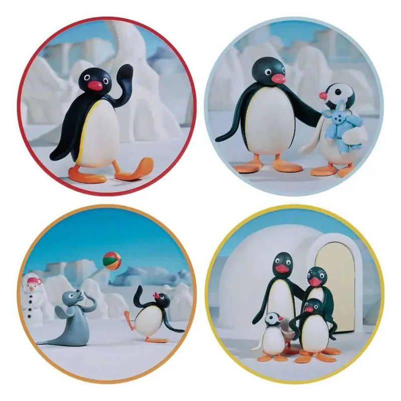Pingu Podtácky 4-Pack - Doprodej zásob